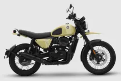 Yezdi Scrambler in Outlaw Olive Colour