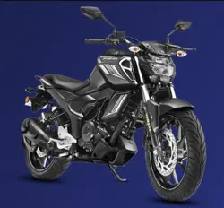 Yamaha FZS V3 Dark Knight Edition Front 3-Quarter View