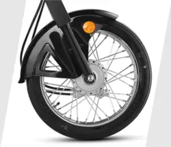 Kinetic E Luna Front Wheel