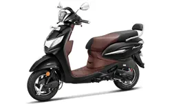 Hero Pleasure Plus XTEC Connected in Matt Black Colour