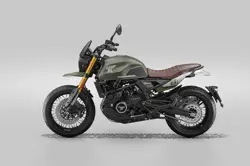 Moto Morini Seiemmezzo Matte Green Side View