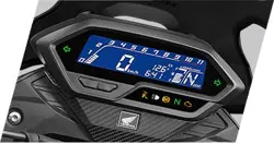 Honda CB200X Fully Digital Liquid Crystal Meter