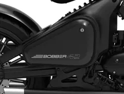 Jawa 42 Bobber Red Sheen Closeup Shot