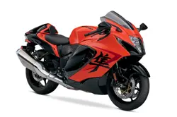 Suzuki Hayabusa 25th Anniversary Edition Front 3-Quarter View