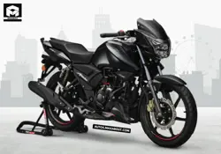 New TVS Apache RTR 160 2V Black Edition Price in India