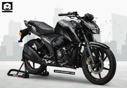 New TVS Apache RTR 160 4V Black Edition Price in India