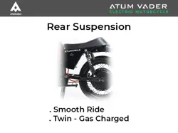 Atumobile Atum Vader E Rear Suspension