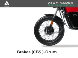 Atumobile Atum Vader X Combined Braking System