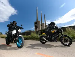 Royal Enfield Guerrilla 450 Action Shot