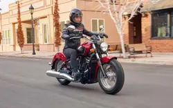 Indian Scout Classic Limited Plus Tech Action Shot