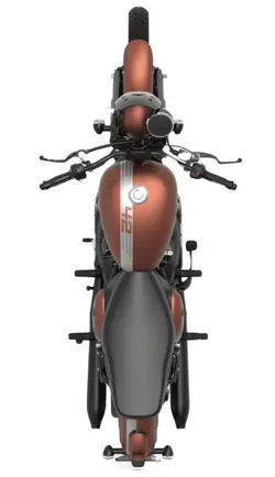 Jawa 42 Celestial Copper Upper View