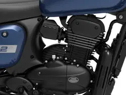 Jawa 42 Nebula Blue Engine