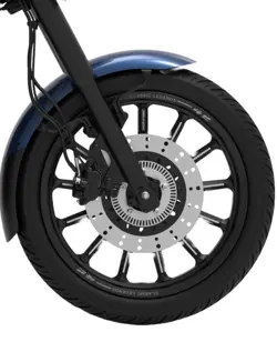 Jawa 42 Nebula Blue Front Disc Brake
