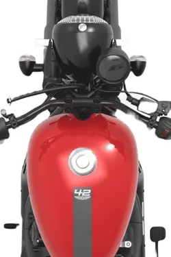 Jawa 42 Voyager Red Instrument Console