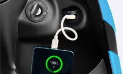 TVS Jupiter 110 SmartXonnect USB Charging