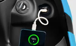 TVS Jupiter 110 USB Mobile Charging
