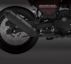 Yezdi Adventure 334 Exhaust System
