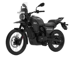 Yezdi Adventure Matte Edition in Tornado Black