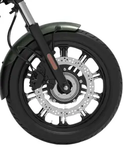 Jawa 42 FJ Aurora Green Matte (Alloy) Front Wheel
