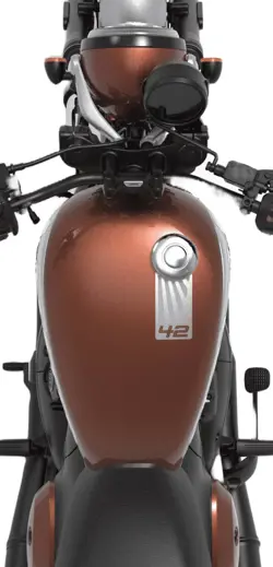 Jawa 42 FJ Mystique Copper Upper View