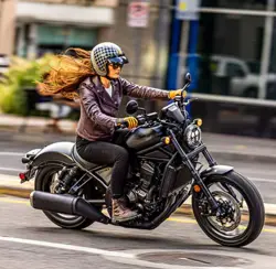 Honda Rebel 1100 Action Shot