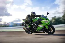 Kawasaki Ninja ZX-4RR Action Shot