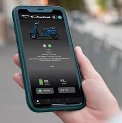 Bajaj Chetak 3201 TecPac App Connectivity