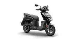 Glossy Black Hero Vida V2 Plus Front 3-Quarter View