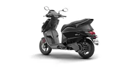 Glossy Black Hero Vida V2 Pro Rear 3-Quarter View