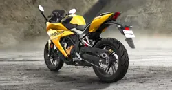 Hero Karizma 400 Left Rear 3-Quarter View