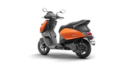 Matte Abrax Orange Hero Vida V2 Pro Rear 3-Quarter View