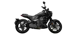 Matte Black Zontes S350 Right Side View