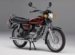 Yamaha RX 135 Front 3-Quarter View