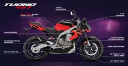 Aprilia Tuono 457 All Features
