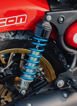Royal Enfield Shotgun ICON Edition Blue Shock Springs