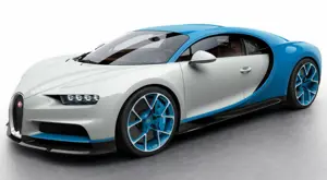 Bugatti Chiron Sky Blue-White