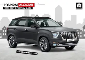 Hyundai Alcazar Titan Grey & Phantom Black