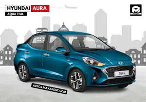 Hyundai Aura Aqua Teal