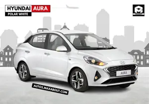 Hyundai Aura Polar White