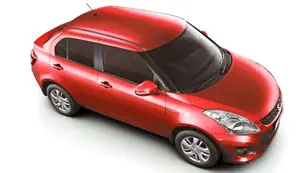 Maruti Swift DZire Bright Red