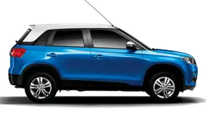 Maruti Vitara Brezza Cerulean Blue With Pearl Arctic White