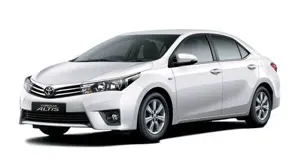 Toyota Corolla Altis White Pearl Crystal Shine