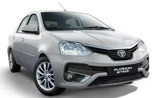 Toyota Etios Symphony Silver