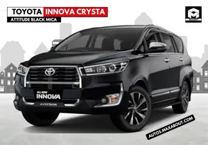 Toyota Innova Crysta in Attitude Black Mica Colour