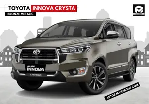 Toyota Innova Crysta in Bronze Metalic Colour