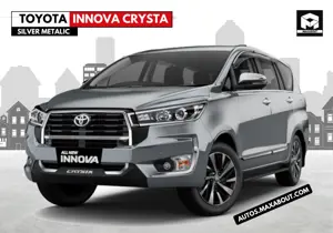 Toyota Innova Crysta in Silver Metalic Colour