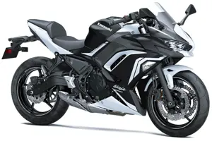 2020 Kawasaki Ninja 650 in Stardust White Color