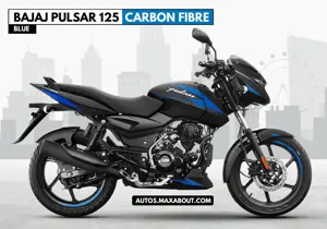 2023 Bajaj Pulsar 125 Carbon Fibre in Blue Color