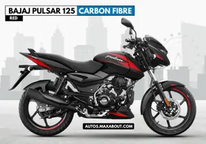 2023 Bajaj Pulsar 125 Carbon Fibre in Red Color