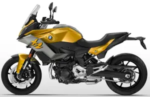 BMW F900XR in Galvanic Gold Color